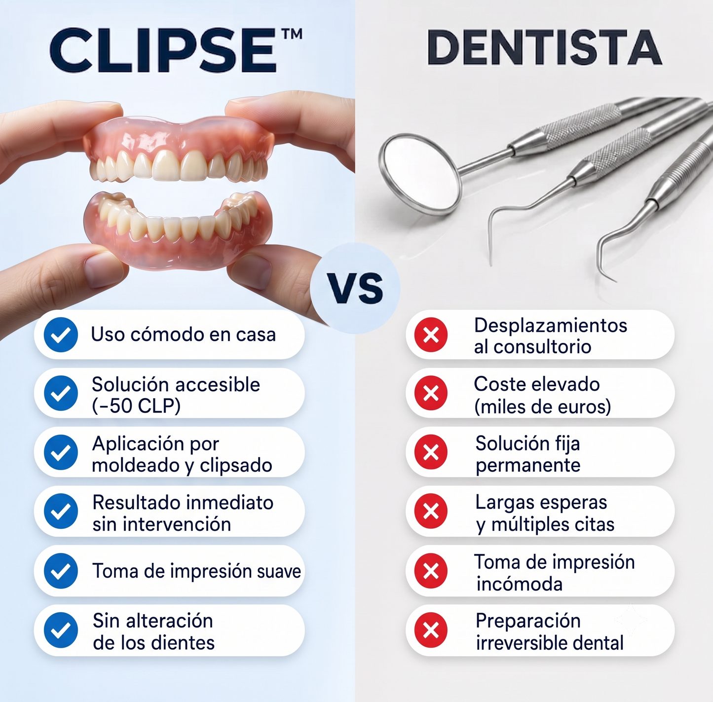 Carillas Postiza Dentadura SnapOn Smile